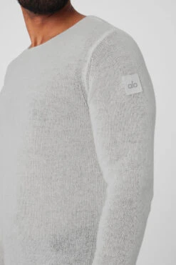 Cashmere Reform Long Sleeve - Dove Grey Heather -Style Avenue M3229R 02288 b1 s3 a4 1 m93