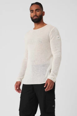 Cashmere Reform Long Sleeve - Ivory -Style Avenue M3229R 03299 b1 s3 a3 1 m93