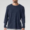 Elevate Waffle Long Sleeve Crew - Navy 2 Elevate Waffle Long Sleeve Crew - Navy -Style Avenue M3265R 03842 b1 s3 a1 1 m180