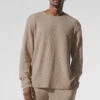 Elevate Waffle Long Sleeve Crew - Gravel -Style Avenue M3265R 05438 b1 s3 a1 1 m225