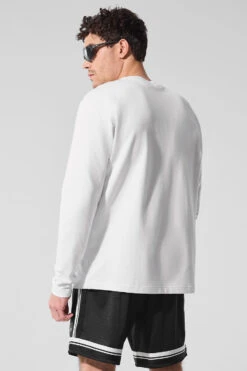 Double Take Long Sleeve Crew - White -Style Avenue M3299R 00 b1 s1 a2 1 m214