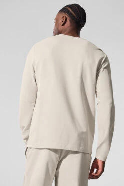 Double Take Long Sleeve Crew - Bone 8 Double Take Long Sleeve Crew - Bone -Style Avenue M3299R 03040 b1 s1 a2 1 m221