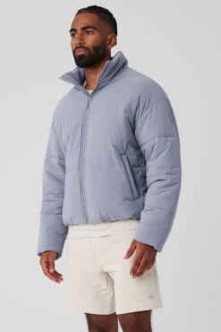 Stretch Woven Street Puffer - Fog -Style Avenue M4134R 05134 b1 s3 a2 1 m93