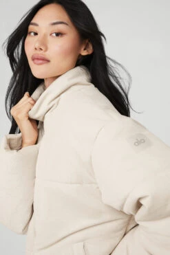 Corduroy Stage Puffer - Bone -Style Avenue M4139R 03040 b1 s1 a4 1 m54