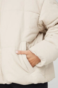 Corduroy Stage Puffer - Bone -Style Avenue M4139R 03040 b1 s1 a4 2 m54
