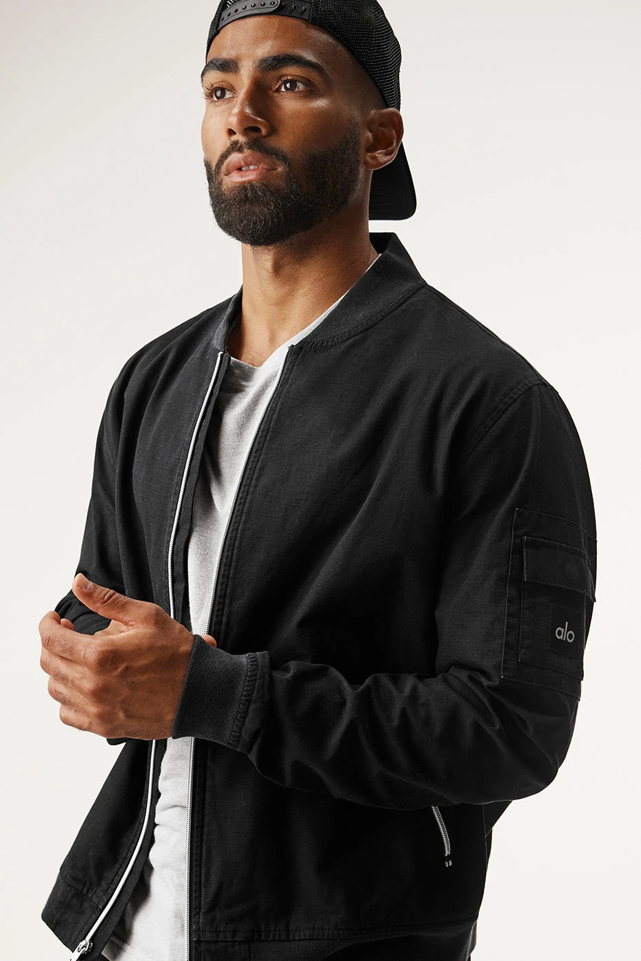 Division Ripstop Bomber Jacket - Black 3 Division Ripstop Bomber Jacket - Black