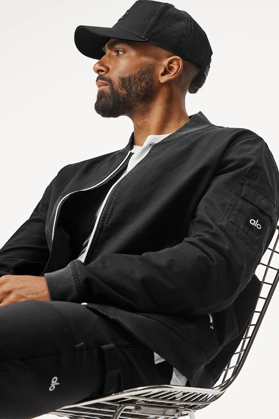 Division Ripstop Bomber Jacket - Black 6 Division Ripstop Bomber Jacket - Black - Image 4