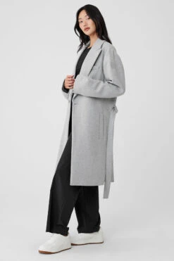Wool Gameday Overcoat - Athletic Heather Grey 9 Wool Gameday Overcoat - Athletic Heather Grey -Style Avenue M4143R 02910 b1 s1 a3 1 m54