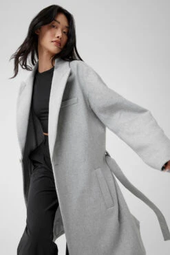 Wool Gameday Overcoat - Athletic Heather Grey 10 Wool Gameday Overcoat - Athletic Heather Grey -Style Avenue M4143R 02910 b1 s1 a4 1 m54