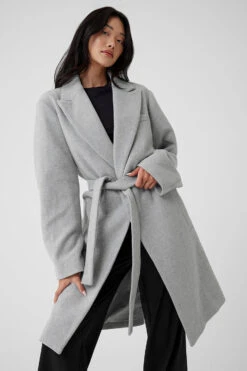 Wool Gameday Overcoat - Athletic Heather Grey 11 Wool Gameday Overcoat - Athletic Heather Grey -Style Avenue M4143R 02910 b1 s1 a5 1 m54