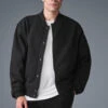 Renown Varsity Jacket - Black 1 Renown Varsity Jacket - Black -Style Avenue M4144R 01 b1 s1 a1 1 m214