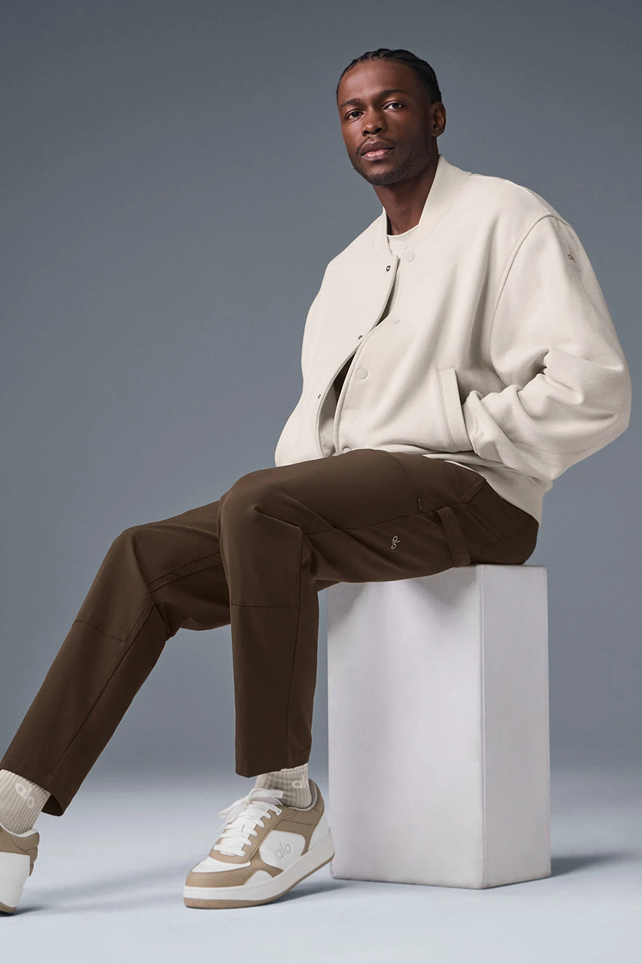 Renown Varsity Jacket - Bone 6 Renown Varsity Jacket - Bone - Image 4