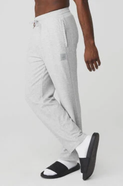 Micro Waffle Fast Break Sweatpant - Athletic Heather Grey -Style Avenue M5113R 02910 b1 s3 a2 1 m12