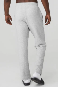 Micro Waffle Fast Break Sweatpant - Athletic Heather Grey -Style Avenue M5113R 02910 b1 s3 a3 1 m12
