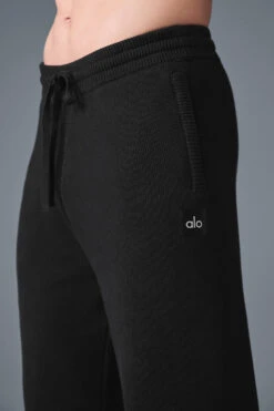 Scholar Straight Leg Sweatpant - Black 9 Scholar Straight Leg Sweatpant - Black -Style Avenue M5171R 01 b1 s1 a4 1 m214