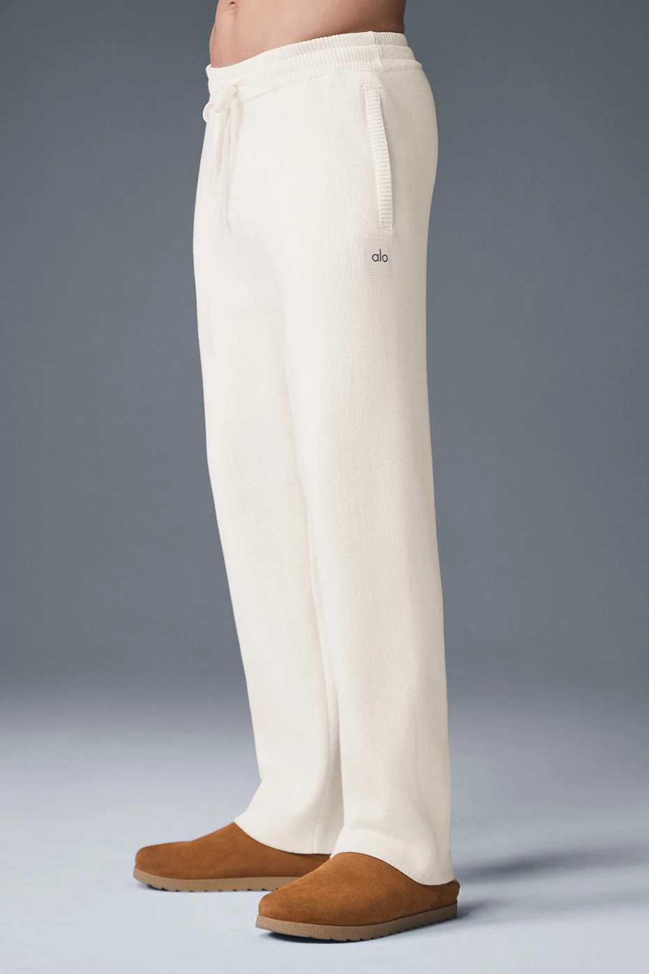 Scholar Straight Leg Sweatpant - Ivory 5 Scholar Straight Leg Sweatpant - Ivory - Image 3