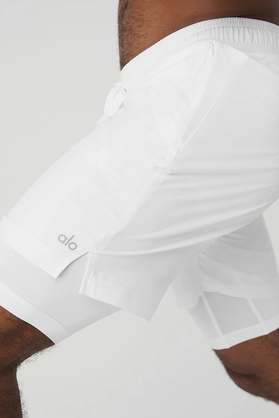 7" Unity 2-In-1 Short - White/White 6 7" Unity 2-In-1 Short - White/White - Image 4