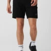 Quilted Stadium Short - Black -Style Avenue M6103R 01 b1 s1 a1 1 m108
