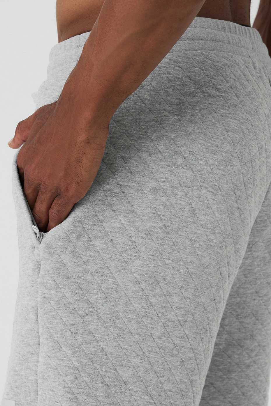 Quilted Stadium Short - Athletic Heather Grey 6 Quilted Stadium Short - Athletic Heather Grey - Image 4