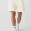 Quilted Stadium Short - Ivory -Style Avenue M6103R 03299 b1 s1 a1 1 m108