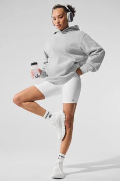 Renown Heavy Weight Hoodie - Athletic Heather Grey -Style Avenue U3013R 02910 b1 s1 a4 1 m206