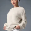Renown Heavy Weight Crew Neck Pullover - Bone -Style Avenue U3014R 03040 b1 s1 a1 1 m206
