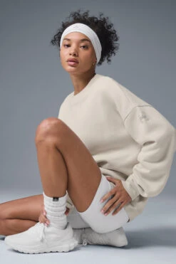 Renown Heavy Weight Crew Neck Pullover - Bone -Style Avenue U3014R 03040 b1 s1 a4 1 m206