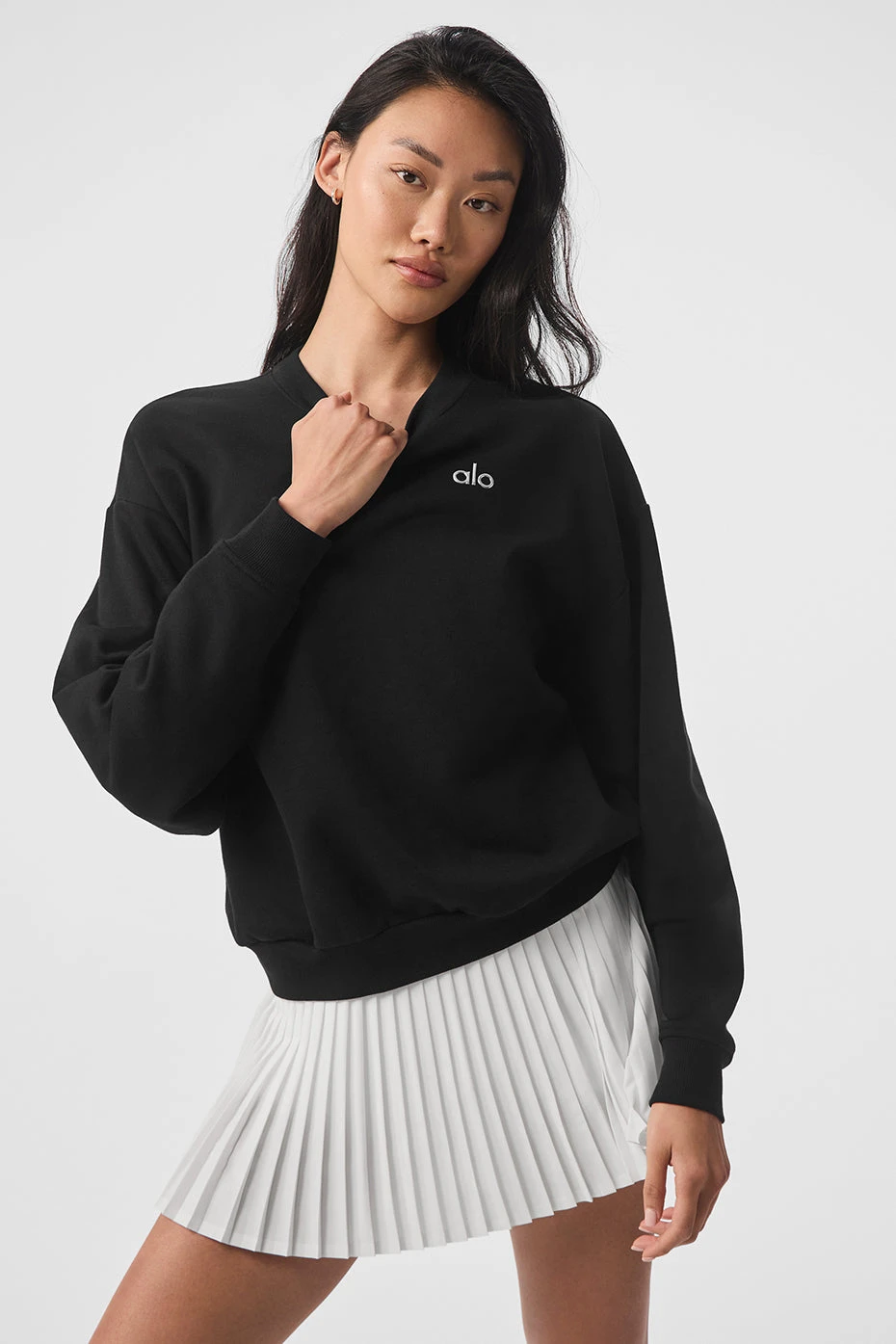Accolade Crew Neck Pullover - Black 3 Accolade Crew Neck Pullover - Black
