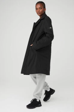 Signature Overcoat - Black -Style Avenue U4010R 01 b1 s1 a3 1 m100