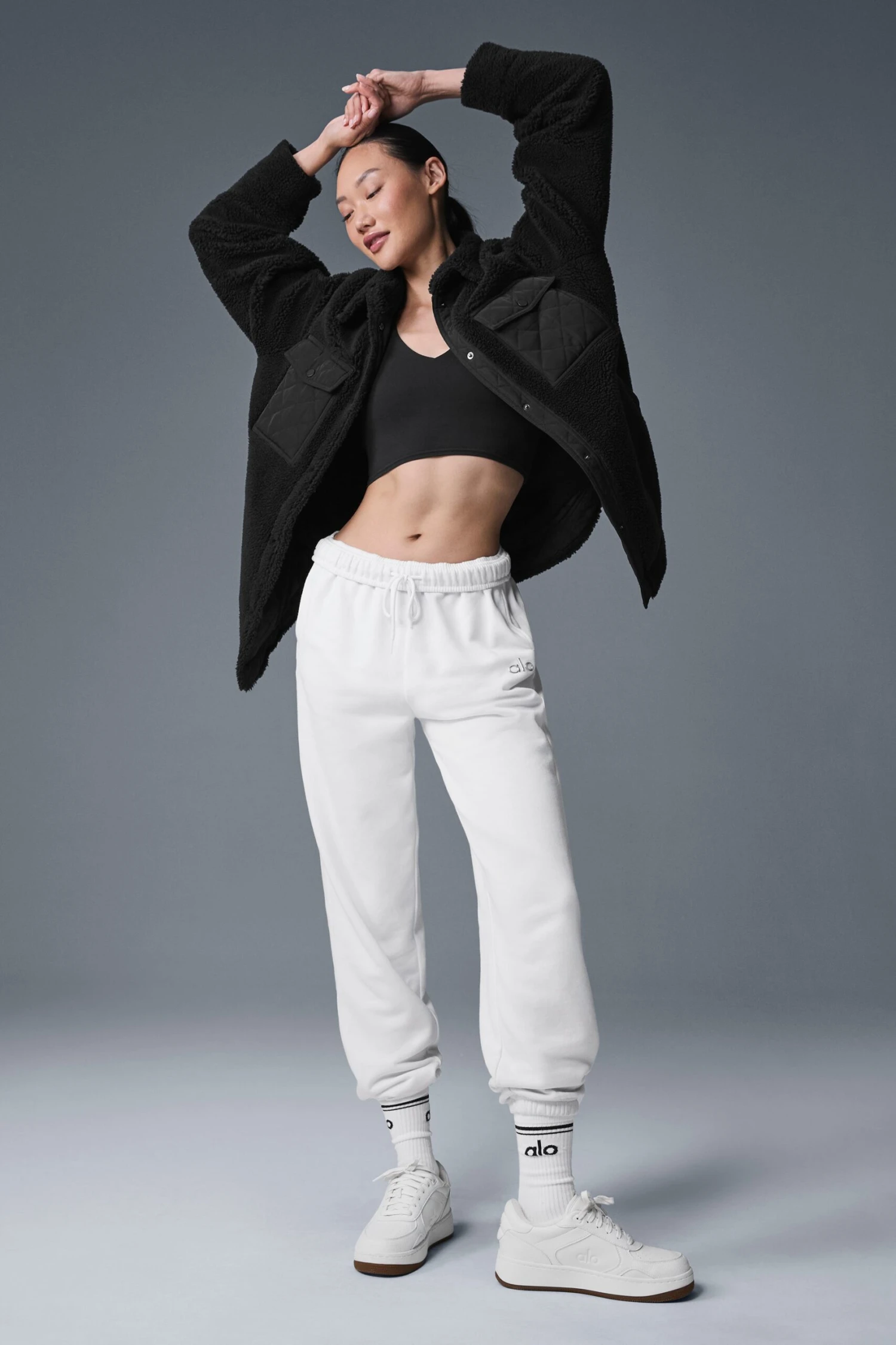 Sherpa Edge Shacket - Black 5 Sherpa Edge Shacket - Black - Image 3