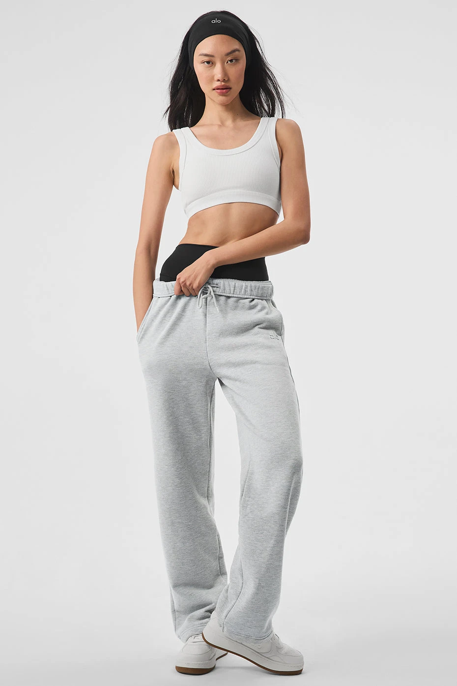 Accolade Straight Leg Sweatpant - Athletic Heather Grey 3 Accolade Straight Leg Sweatpant - Athletic Heather Grey