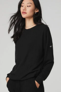 Soho Pullover - Black 9 Soho Pullover - Black -Style Avenue W3295R 01 b1 s1 a4 1 m54