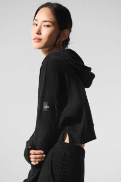 Muse Hoodie - Black -Style Avenue W3438R 01 b1 s1 a4 1 m191