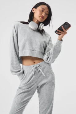 Muse Hoodie - Athletic Heather Grey -Style Avenue W3438R 02910 b1 s1 a3 1 m54 80342397 b0d2 40ae aeec 2d4287583bf6