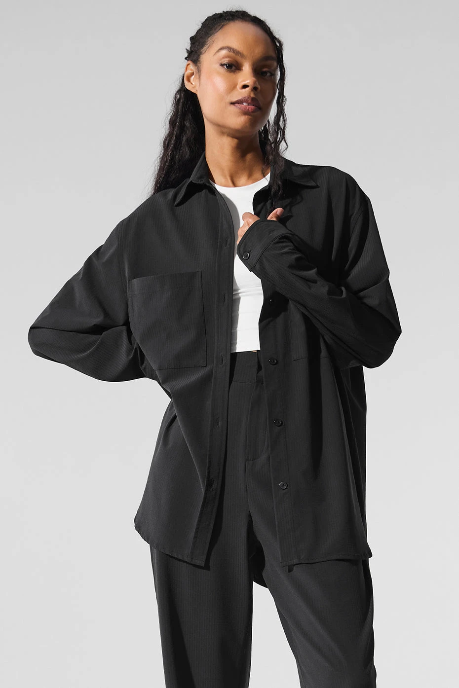 Dreamscape Button Down Long Sleeve - Black 4 Dreamscape Button Down Long Sleeve - Black - Image 2