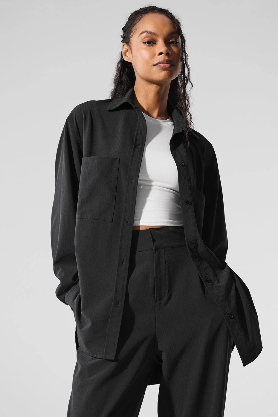 Dreamscape Button Down Long Sleeve - Black 7 Dreamscape Button Down Long Sleeve - Black - Image 5