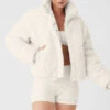 Sherpa Snow Angel Puffer - Ivory -Style Avenue W4473R 03299 b1 s1 a1 1 m89