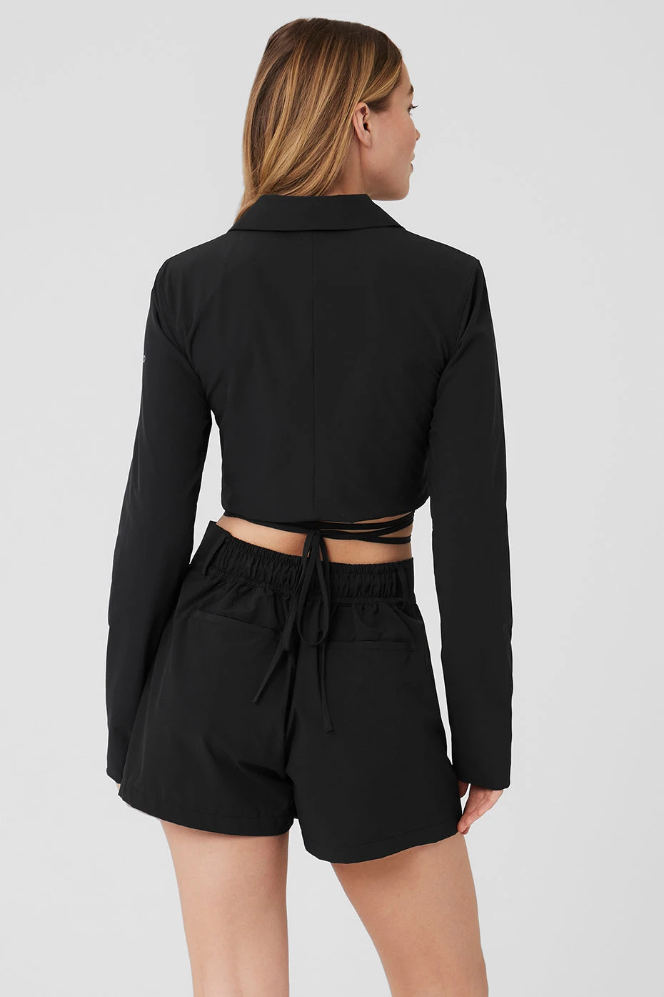 Cropped Status Blazer - Black 4 Cropped Status Blazer - Black - Image 2