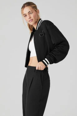 Cropped G.O.A.T Jacket - Black -Style Avenue W4501R 01 b1 s1 a3 1 m89