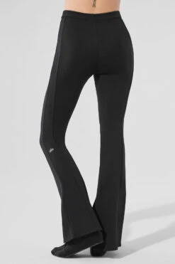 High-Waist Zip It Flare Legging - Black -Style Avenue W51030R 01 b1 s1 a3 1 m224