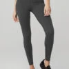 Pinstripe Jacquard Extreme High-Waist Legging - Anthracite/Black