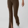 Airbrush High-Waist 7/8 Flutter Legging - Espresso -Style Avenue W51109R 04640 b1 s1 a1 1 m54