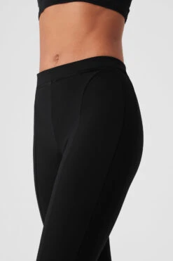 High-Waist 7/8 Zip It Flare Legging - Black -Style Avenue W51115R 01 b1 s1 a4 1 m125
