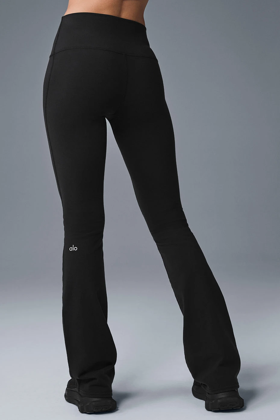 Airbrush High-Waist 7/8 Bootcut Legging - Black 6 Airbrush High-Waist 7/8 Bootcut Legging - Black - Image 4