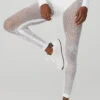 Seamless High-Waist 7/8 Limitless Open Air Legging - White -Style Avenue W51132R 00 b1 s1 a1 1 m100