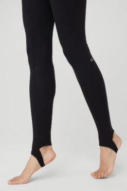 Airbrush High-Waist Enso Legging - Black 9 Airbrush High-Waist Enso Legging - Black -Style Avenue W51199R 01 b1 s1 a5 1 m54