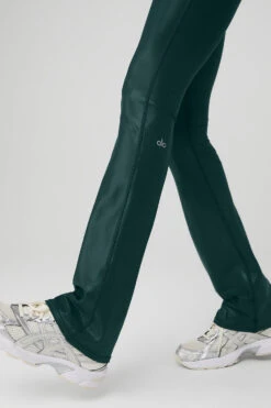 Super Shine Low-Rise Bootcut Legging - Midnight Green 9 Super Shine Low-Rise Bootcut Legging - Midnight Green -Style Avenue W51216R 04570 b1 s1 a4 1 m100