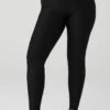 Airlift High-Waist Ballet Dream Legging - Black -Style Avenue W51235R 01 b1 s4 a1 1 m127