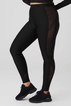 Airlift High-Waist Ballet Dream Legging - Black 8 Airlift High-Waist Ballet Dream Legging - Black -Style Avenue W51235R 01 b1 s4 a3 1 m127