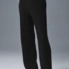 Cashmere High-Waist Plush Waffle Pant - Black -Style Avenue W51286R 01 b1 s1 a1 1 m191